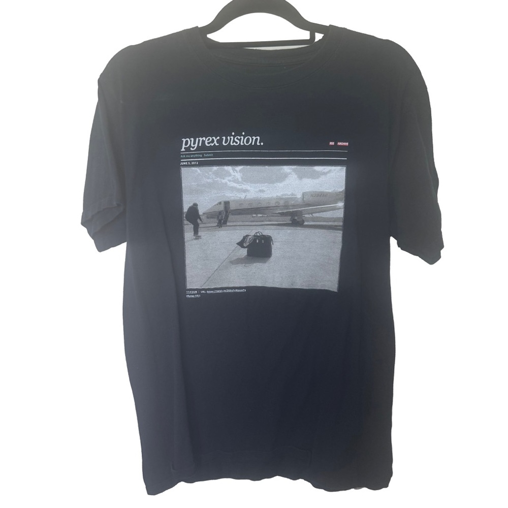 Pyrex Vision Black Graphic T-Shirt